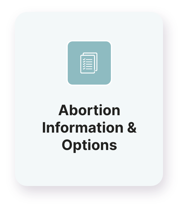 Abortion Info Card